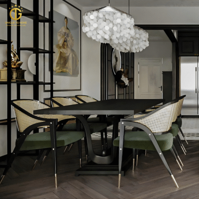 Thiết kế phòng ăn phong cách Indochine