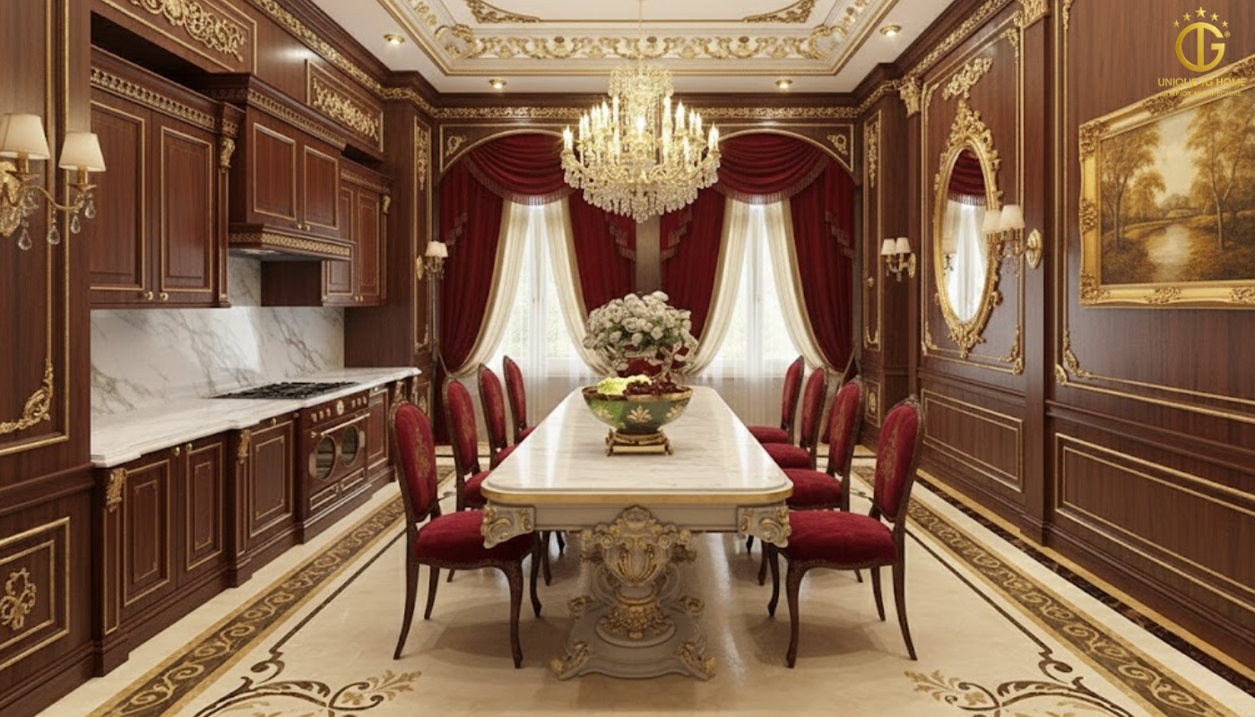 Thiết kế nội thất biệt thự tân cổ điển