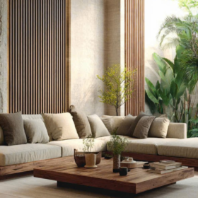 Phong cách nội thất xanh và bền vững