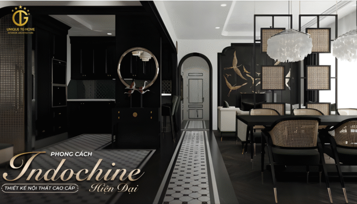 Đặc trưng của thiết kế nội thất biệt thự Indochine