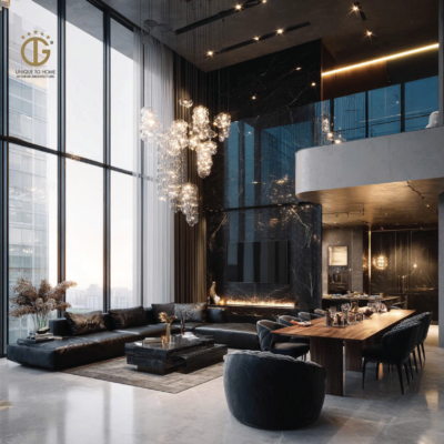 Nội thất phong cách Modern Luxury