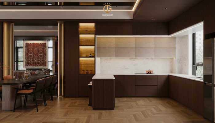 Vật liệu thường sử dụng trong phong cách thiết kế hiện đại