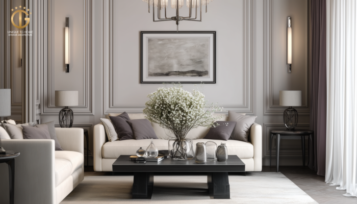Phong cách thiết kế căn hộ tân cổ điển tinh giản
