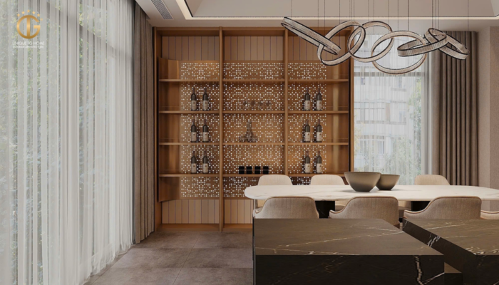 Thiết kế không gian tủ rượu